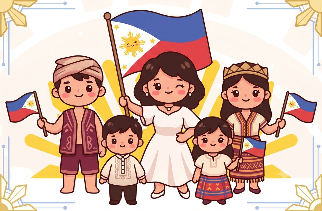 Buwan ng Wika celebration illustration